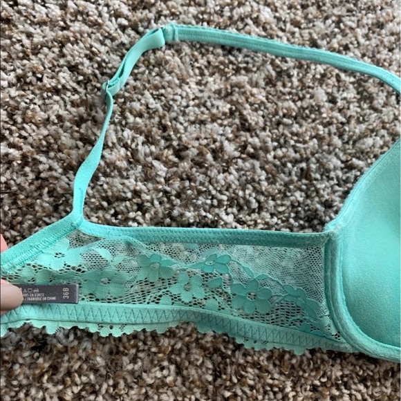 Mint / light blue AE Aerie Bra light push-up - Picture 7 of 9